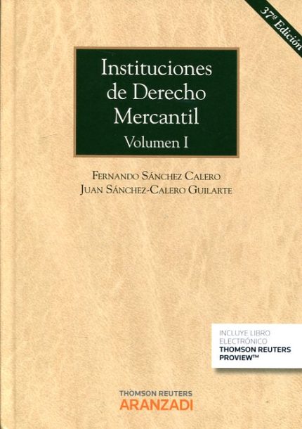 INSTITUCIONES DE DERECHO MERCANTIL-VOLUMEN I