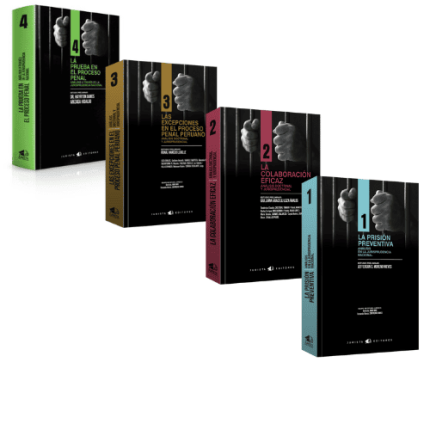 COLECCION DE DERECHO PROCESAL PENAL- Análisis doctrinal y jurisprudencial 4 Tomos