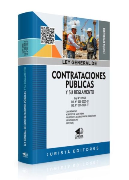 Ley general de contrataciones públicas y su reglamento – Ley N°32069 + QR.